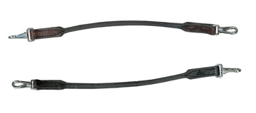 Tory Leather Rolled Grab Strap With Snaps